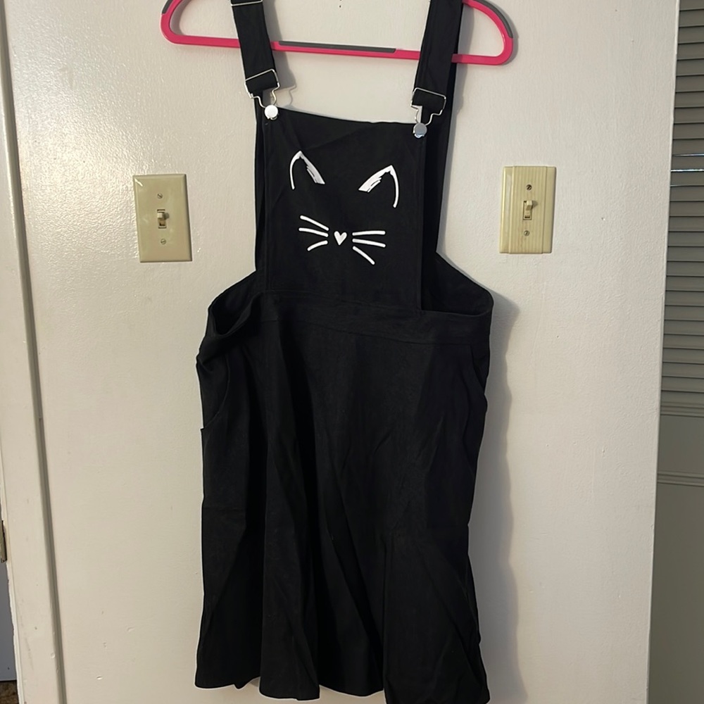 Never worn! Cute cat apron dress